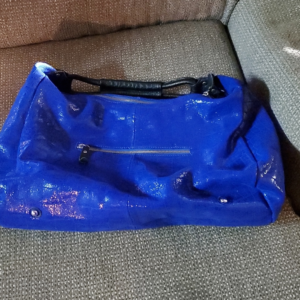 Lola Bernard blue genuine hobo bag w/ dust bag